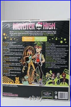 Monster High Cleo de Nile and Deuce Gorgon Dolls Pets Set 1st Wave 2009 RARE NEW