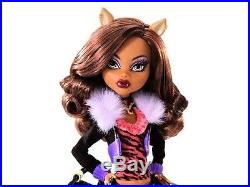 Monster High ORIGINAL Clawdeen Wolf Doll & Pet Cat CRESENT Werewolf New RARE