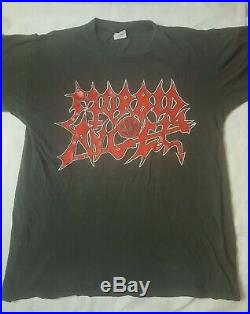 Morbid Angel Shirt 1990s OG Band vintage rare Black Metal Death Mayhem Bvrzvm