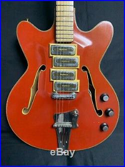 ORFEUS ORPHEUS 12-STRING Semi-Hollow Electric Guitar RARE Soviet Vintage USSR