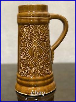 Old Vintage Rare Antique Bear Mug Poland Bochnia FNK 1.5L