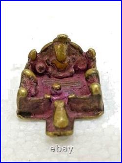 Old Vintage Rare Antique Hindu Religious God Brass Shiv Ling Idol Figurine