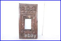 Old Vintage Wooden Wall Frame Rare Antique Carved Decorative Collectible Pf-39