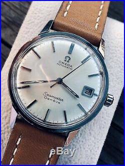 Omega Mens rare Seamaster Geneve Automatic vintage 1967 mechanical watch + Box