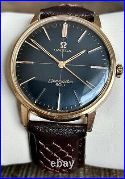 Omega Seamaster Vintage Very Rare Manual Men's Watch 1966, Serviced + Warranty