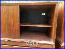 PAUL CADOVIUS SYSTEM VINTAGE WALL UNIT CABINETS ROSEWOOD RARE 4 Available