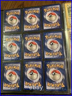 Pokemon PokeBall Binder Collection 11 VINTAGE WOTC HOLOs + More. 90 Cards total