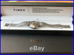 Q Timex Reissue 38mm Stainless Steel Bracelet Watch Brand New In Box Rare Pepsi