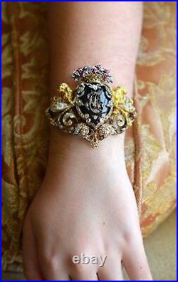 RARE 18th C. Queen Charlotte own Diamond Dress Ornament or Bracelet Crown Jewel