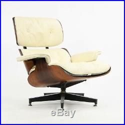RARE 1960's Vintage Herman Miller Eames Lounge Chair & Ottoman 670 671 Ivory 2