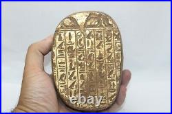 RARE ANCIENT EGYPTIAN ANTIQUE Key Life Scarab Horus Eye Protection 2451-1325 BC