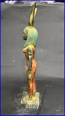 RARE ANCIENT EGYPTIAN ANTIQUITIES Different Statue Goddess Hathor Pharaonic BC