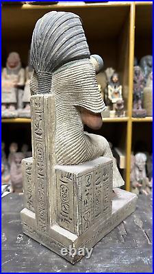 RARE ANCIENT EGYPTIAN ANTIQUITIES Statue King Ramesses II Sitting On Throne BC