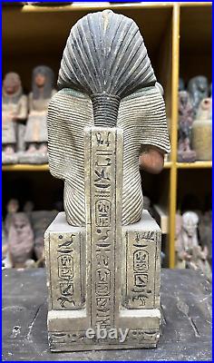 RARE ANCIENT EGYPTIAN ANTIQUITIES Statue King Ramesses II Sitting On Throne BC