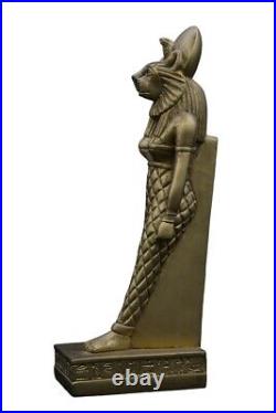 RARE ANTIQUE ANCIENT EGYPTIAN Statue Sekhmet Standing Stone Magic Hieroglyphic