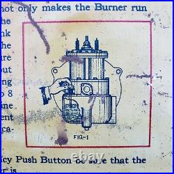 RARE Antique Socony Burner Corp Standard Oil NY Sign Advertising Arrow Burner