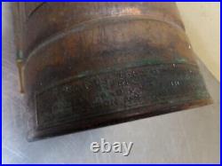 RARE Antique Vintage ESSANAY Copper Brass Fire Extinguisher