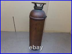 RARE Antique Vintage ESSANAY Copper Brass Fire Extinguisher