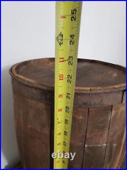 RARE! Antique/Vintage Large Hotel HERSHEY Chocolate Pennsylvania Wooden Barrel