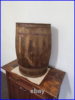 RARE! Antique/Vintage Large Hotel HERSHEY Chocolate Pennsylvania Wooden Barrel