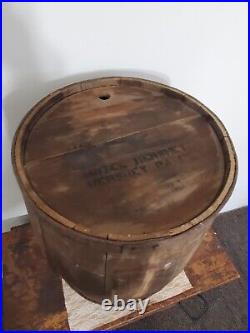 RARE! Antique/Vintage Large Hotel HERSHEY Chocolate Pennsylvania Wooden Barrel