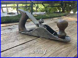 RARE! Antique Vintage STANLEY Scrub Plane No. 40- Smooth