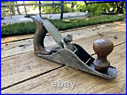 RARE! Antique Vintage STANLEY Scrub Plane No. 40- Smooth