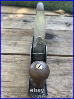 RARE! Antique Vintage STANLEY Scrub Plane No. 40- Smooth