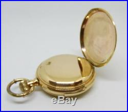 RARE Antique Waltham 15 Jewel 5 Minute Repeater 16 Size Hunter Case Pocket Watch
