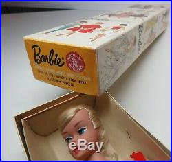 RARE EXC Platinum Blonde SWIRL 1964 Barbie Vintage Ponytail