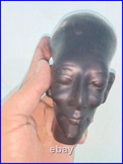 RARE Egyptian Head Akhenaten Ancient Statue King Rare Antique Stone Pharaonic BC