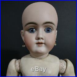 RARE. Head (ONLY) for antique doll with beveled rim. Heinrich Handwerck DEP 99