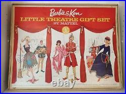 RARE MINT Vintage Mattel 1964 Barbie & Ken Little Theatre Gift Set #1018
