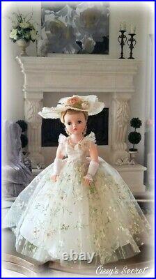 RARE! Minty Vintage Cissy Doll in Flowery Painted Gown in Box All Original 1958