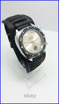 RARE Ruhla Chronograph Amphibian Antimagnetic Original Vintage GDR Watch 1970s