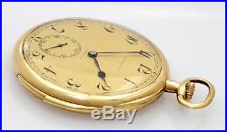 RARE Tiffany & Co, by Patek Philippe Minute Repeater 48mm 18k Gold Pocket Watch