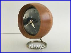RARE Vintage 1950 George Nelson Howard Miller Chronopak Table Clock Model 4765
