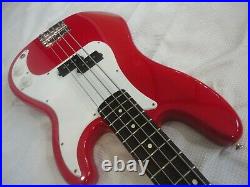 RARE Vintage 1994 Fender Squier Series Black logo MIM Precision P bass guitar