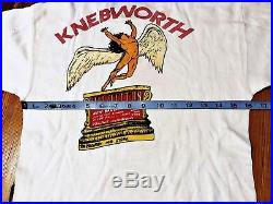 RARE Vintage 70s 1979 Knebworth Festival The Jam Led Zeppelin T-Shirt Rock