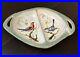 RARE! Vintage/Antique BHS hand painted Italy birds dish/ plate pottery cer 1911