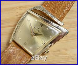 RARE Vintage HAMILTON FLIGHT II Gold Filled Manual Wind Asymmetrical Watch