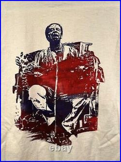 RARE Vintage Michael Rios Mongo Santamaría XL T Shirt Cuban Jazz Heaven Smiles
