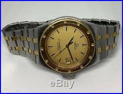 RARE Vintage OMEGA Seamaster Two Tone Quartz 1342 Men's 40mm Case