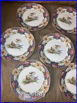 RARE Vintage Shelley #10678 Desert/Salad Plate 7 inches Set of 8 Plates
