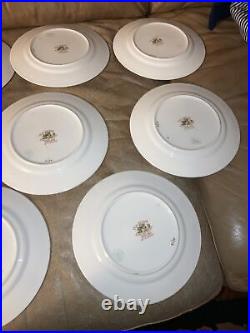 RARE Vintage Shelley #10678 Desert/Salad Plate 7 inches Set of 8 Plates