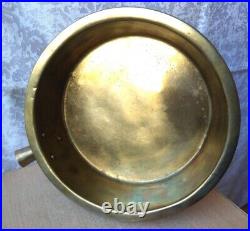 RARE antique old Vintage Bronze frying pan Collectible russian empire stamp