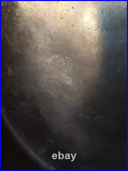 RARE antique old Vintage Bronze frying pan Collectible russian empire stamp