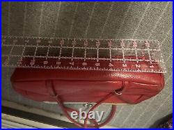 RARE antique store find vintage handbag! High quality red leather! Beautiful