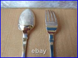 RARE old Antique Vintage Spoon and Fork Silver 1874 Silver Russian Empire 84