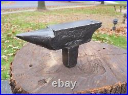 Rare 13.5lb Forged Anvil Blacksmith Stake Vintage Iron Hardy Tool Antique Vise
